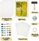 Gel Printing Plate kit, Complete Printmaking Set with 8”X10” Gelatin Plate, Brayer, Printmaking Paper, Acrylic Paint and Essential Tools for Mixed Media Art, Monoprinting, Card Making